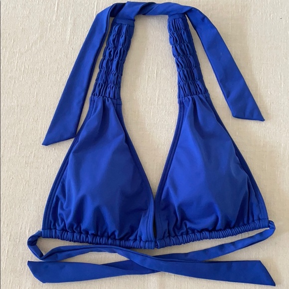 DKNY Blue Bikini Swim-suite Size S - Picture 2 of 8